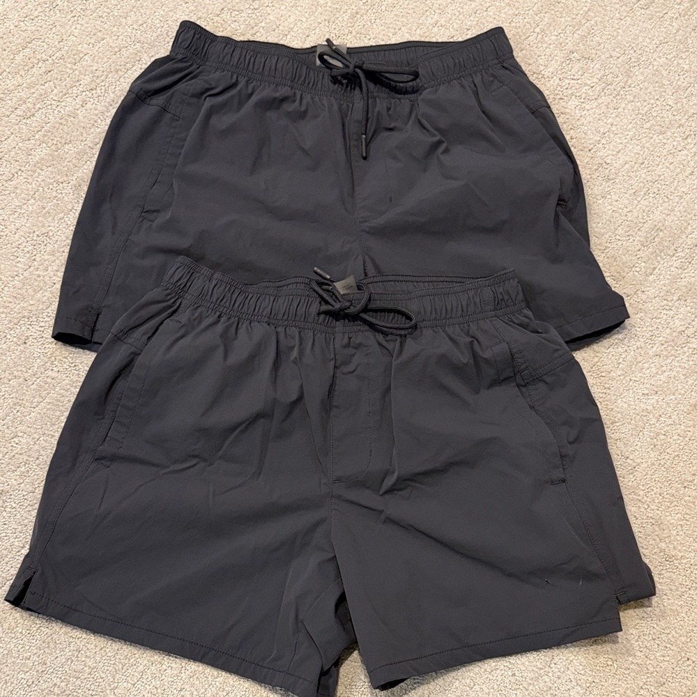 Pair of Men’s Charcoal Dicks VRST Drawstring Shorts